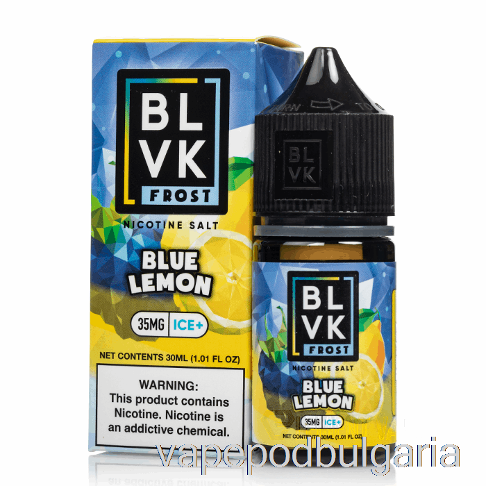 Vape Течности син лимон - Blvk Frost Salts - 30ml 35mg